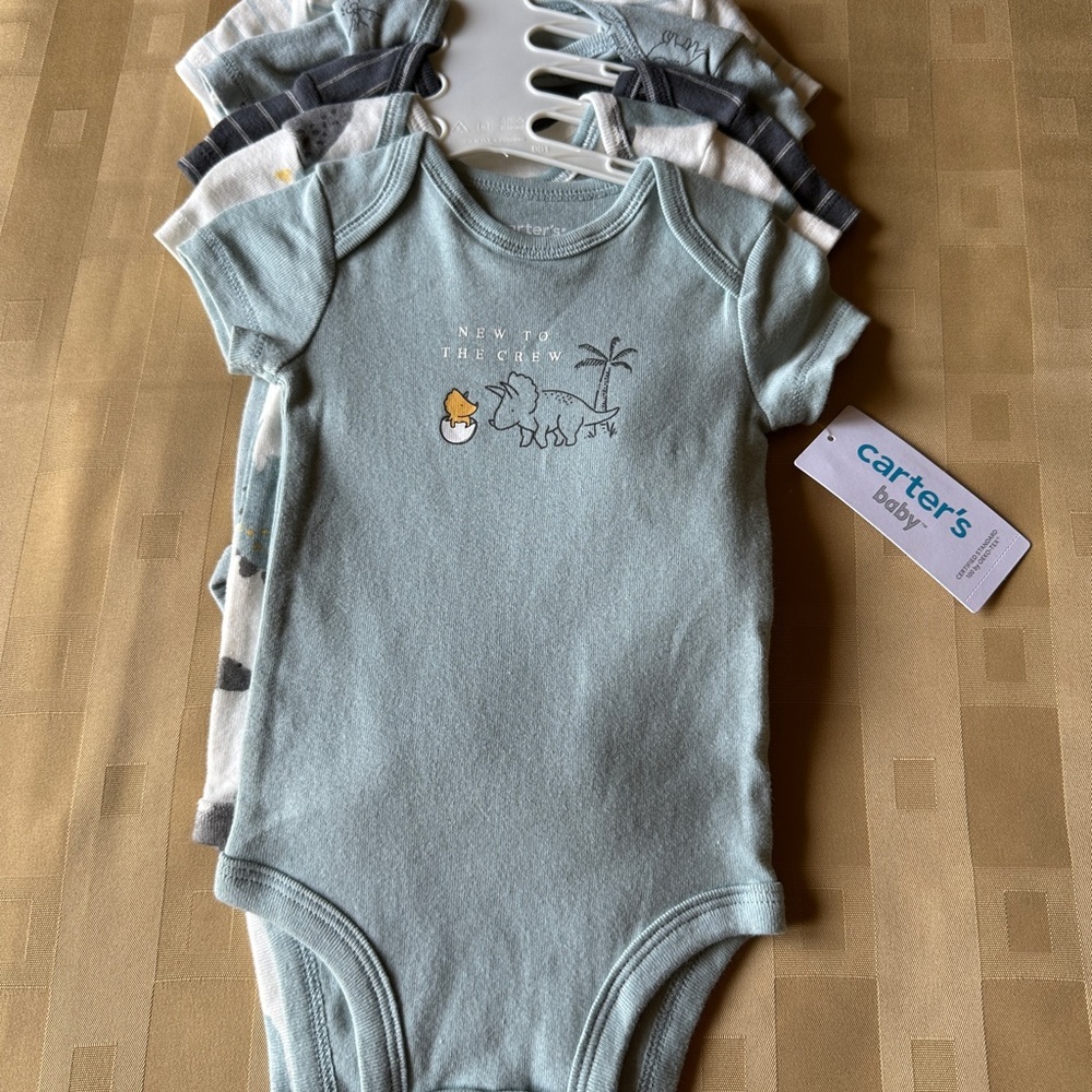 Carter's‎ 3 month Baby Bodysuits 5 Piece Set NWT